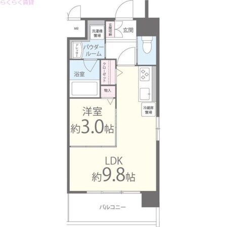 スクウェアJの物件間取画像